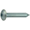 Midwest Fastener Sheet Metal Screw, #14 x 1-1/2 in, Zinc Plated Steel Truss Head Torx Drive, 12 PK 36987